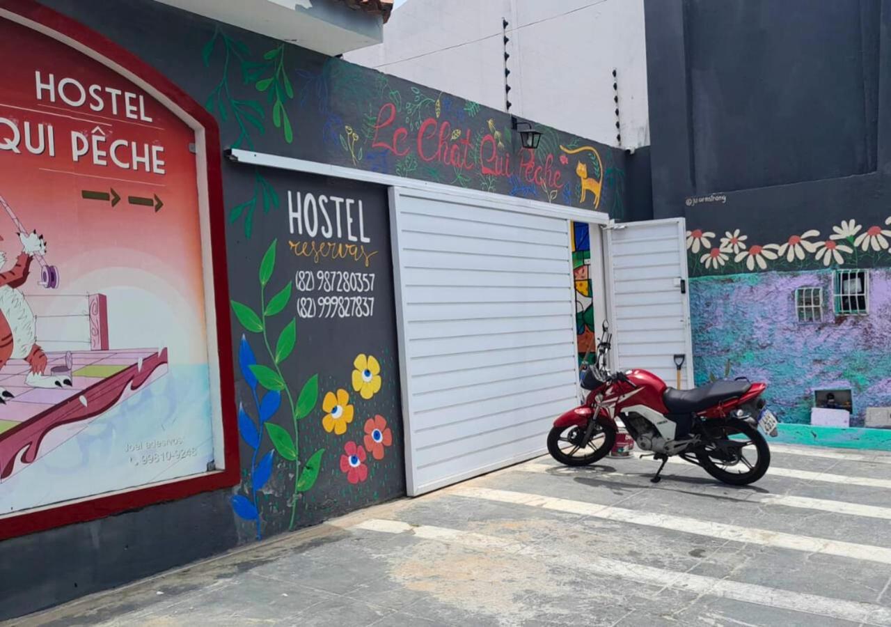"Le Chat Qui Peche" Hostel A 150 Metros Da Praia De Pajucara Maceió Exteriér fotografie